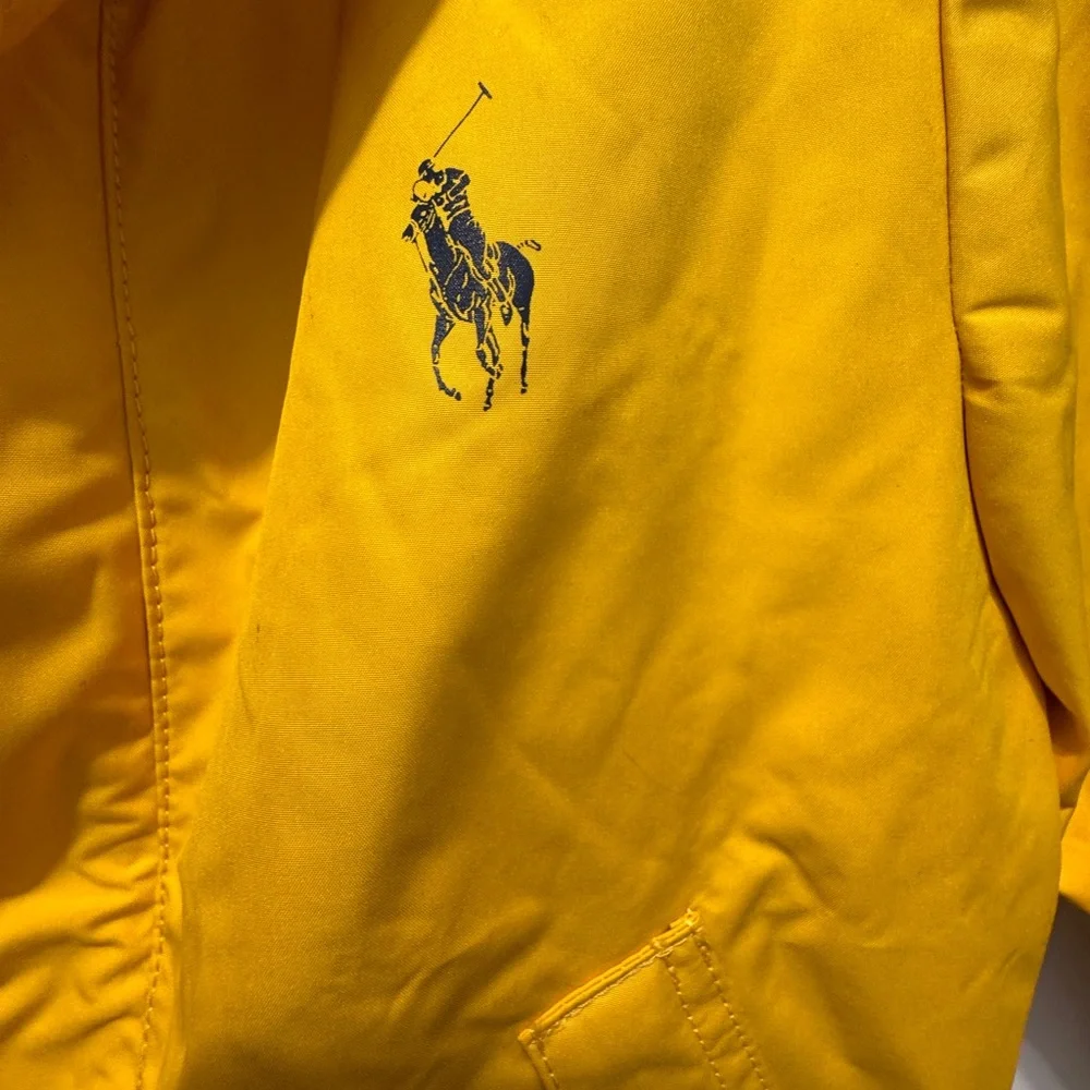 Polo by Ralph Lauren Yellow Raincoat Lightweight Weather-Resistant 3T